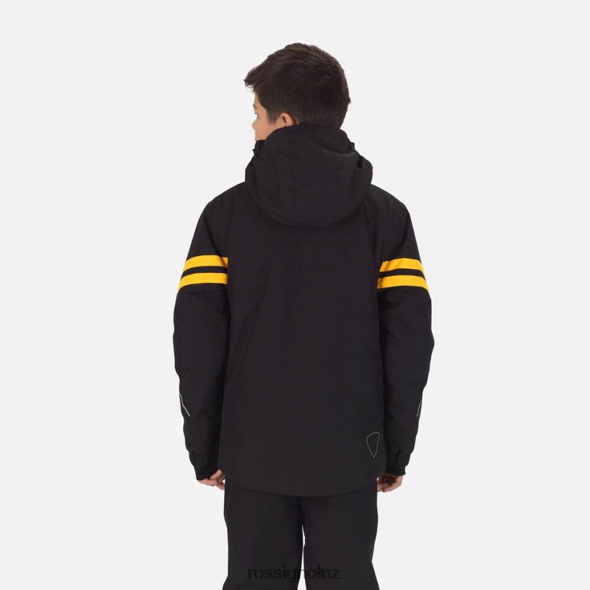NZ Rossignol Boys Course Ski Jacket Black F222Z21238 Tops