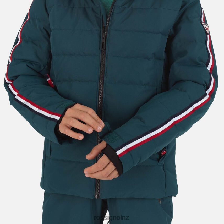 NZ Rossignol Boys Hiver Polydown Ski Jacket Deepteal F222Z21167 Tops