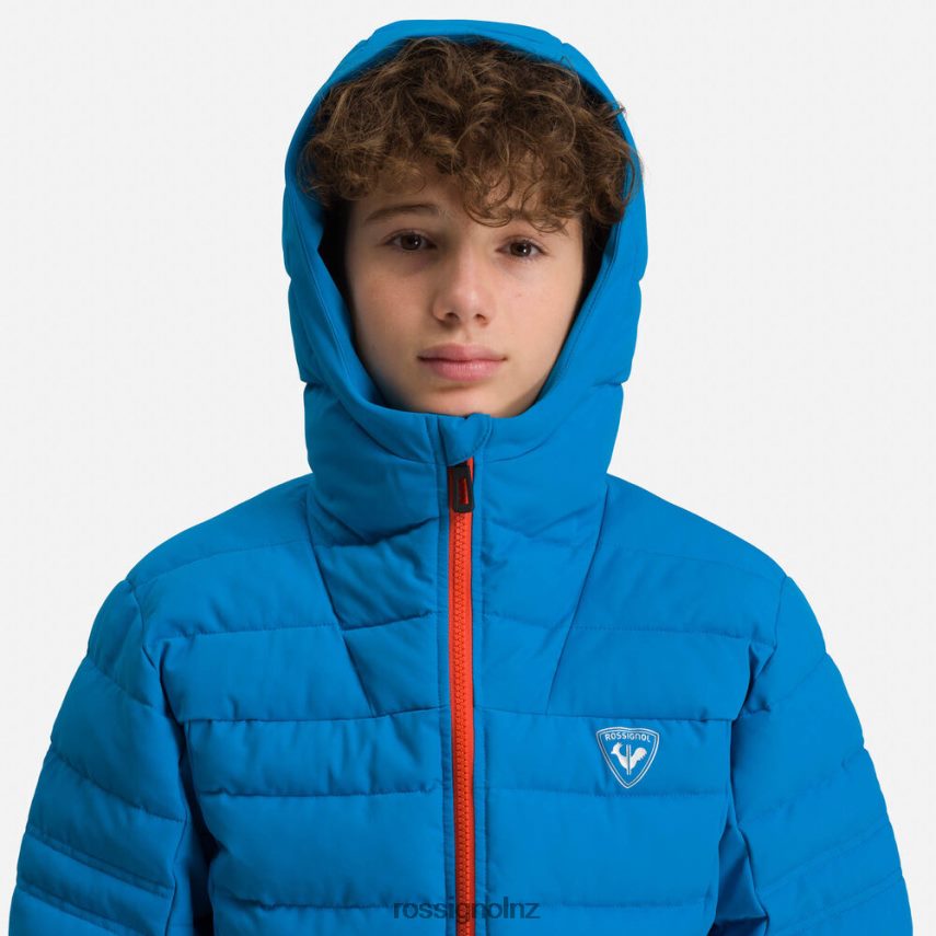 NZ Rossignol Boys Rapide Ski Jacket Blue F222Z21209 Tops