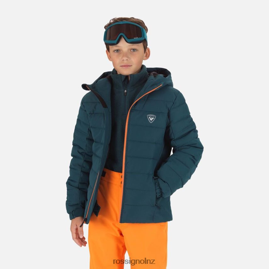 NZ Rossignol Boys Rapide Ski Jacket Deepteal F222Z21168 Tops