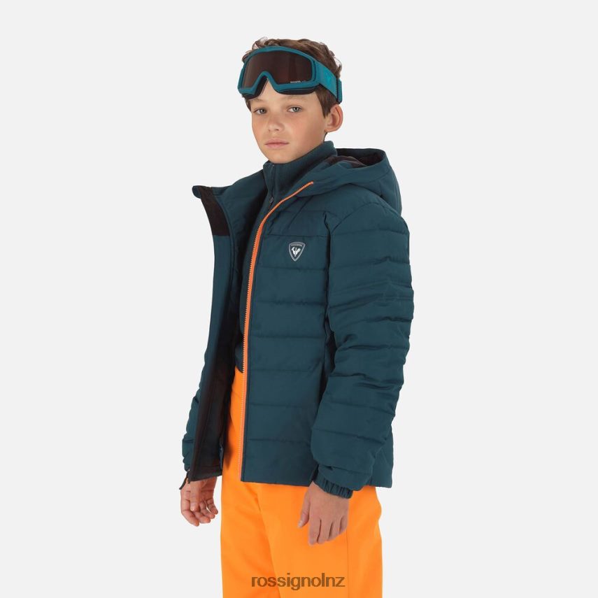 NZ Rossignol Boys Rapide Ski Jacket Deepteal F222Z21168 Tops