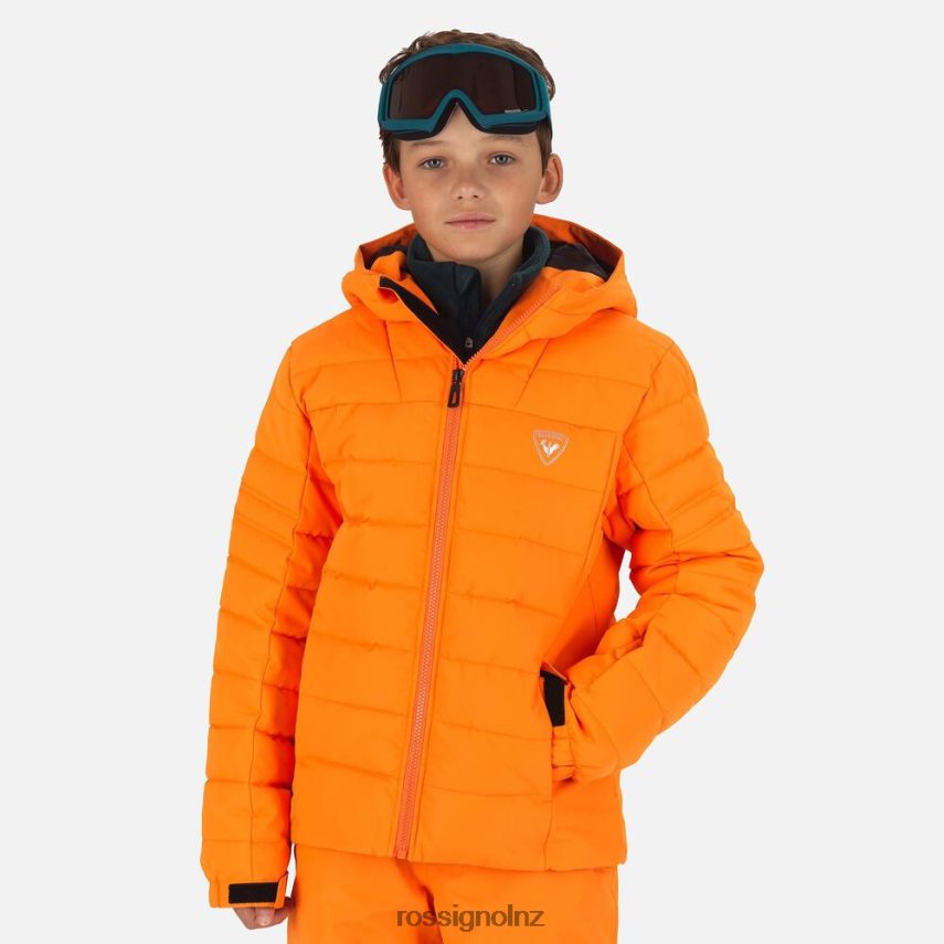 NZ Rossignol Boys Rapide Ski Jacket Mango F222Z21158 Tops