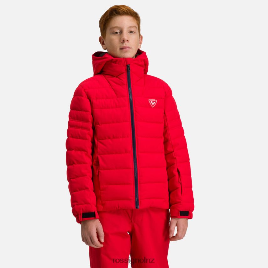 NZ Rossignol Boys Rapide Ski Jacket Sportsred F222Z21164 Tops