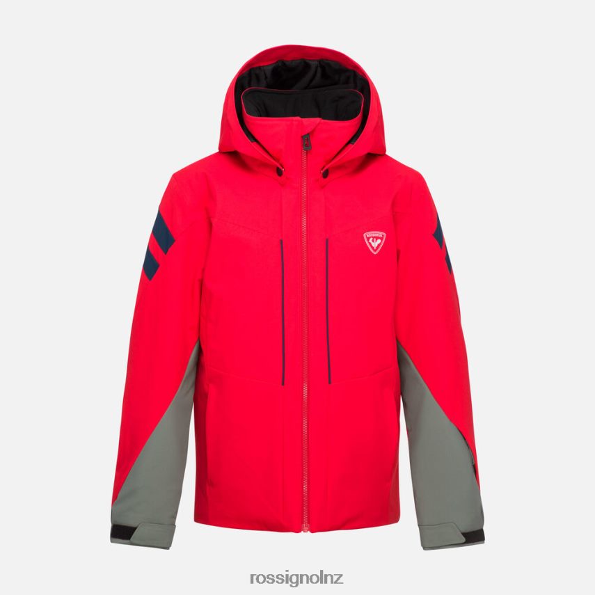 NZ Rossignol Boys Ski Jacket Sports Red F222Z21234 Tops