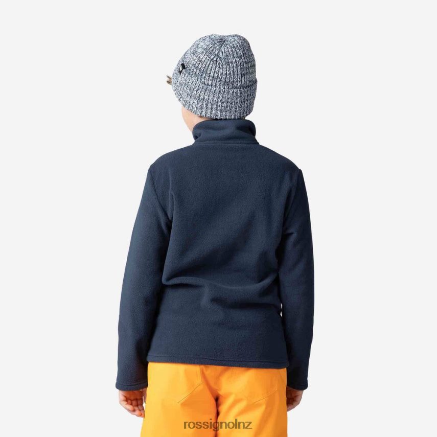 NZ Rossignol Boys Half-Zip Fleece Top Darknavy F222Z21134 Tops