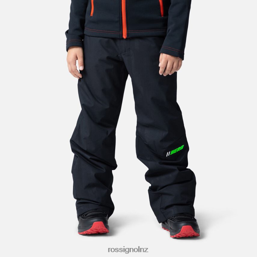 NZ Rossignol Boys Hero Ski Pants Black F222Z21215 Bottoms