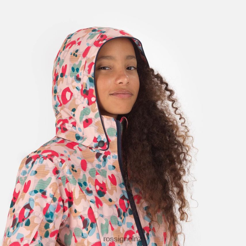 NZ Rossignol Girls Fonction Ski Jacket Pop Animalier F222Z21178 Tops