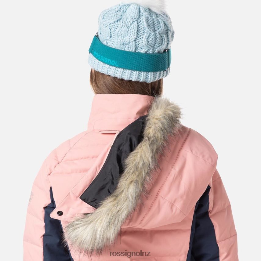 NZ Rossignol Girls Polydown Ski Jacket Cooperpink F222Z21182 Tops