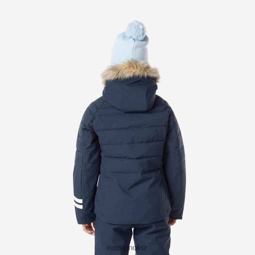 NZ Rossignol Girls Polydown Ski Jacket Darknavy F222Z21175 Tops