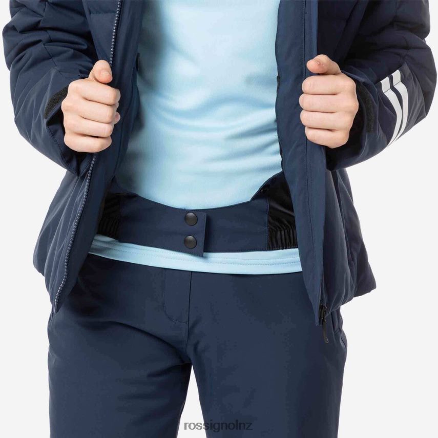 NZ Rossignol Girls Polydown Ski Jacket Darknavy F222Z21175 Tops