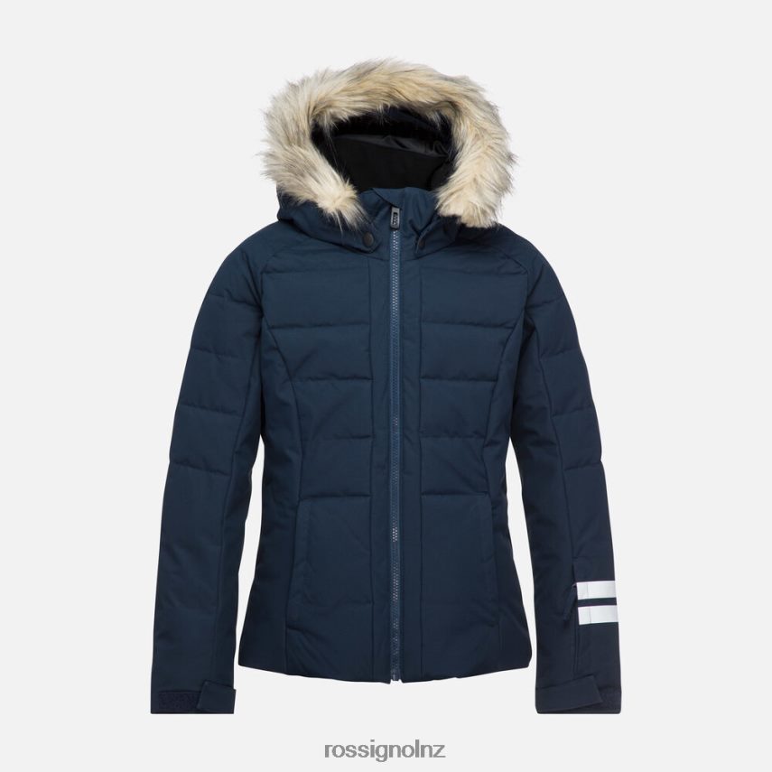 NZ Rossignol Girls Polydown Ski Jacket Eclipse F222Z21163 Tops