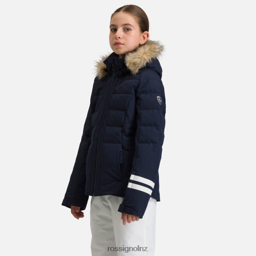 NZ Rossignol Girls Polydown Ski Jacket Eclipse F222Z21163 Tops