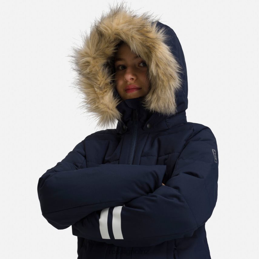 NZ Rossignol Girls Polydown Ski Jacket Eclipse F222Z21163 Tops