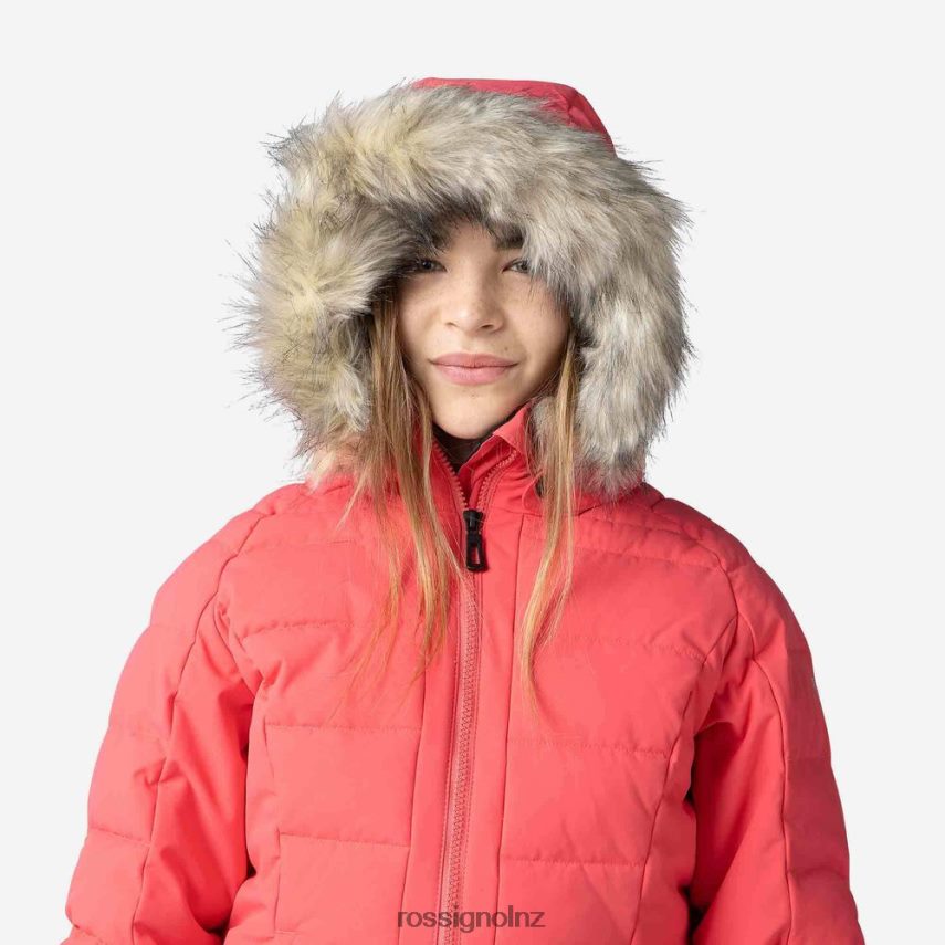 NZ Rossignol Girls Polydown Ski Jacket Pinklift F222Z21228 Tops