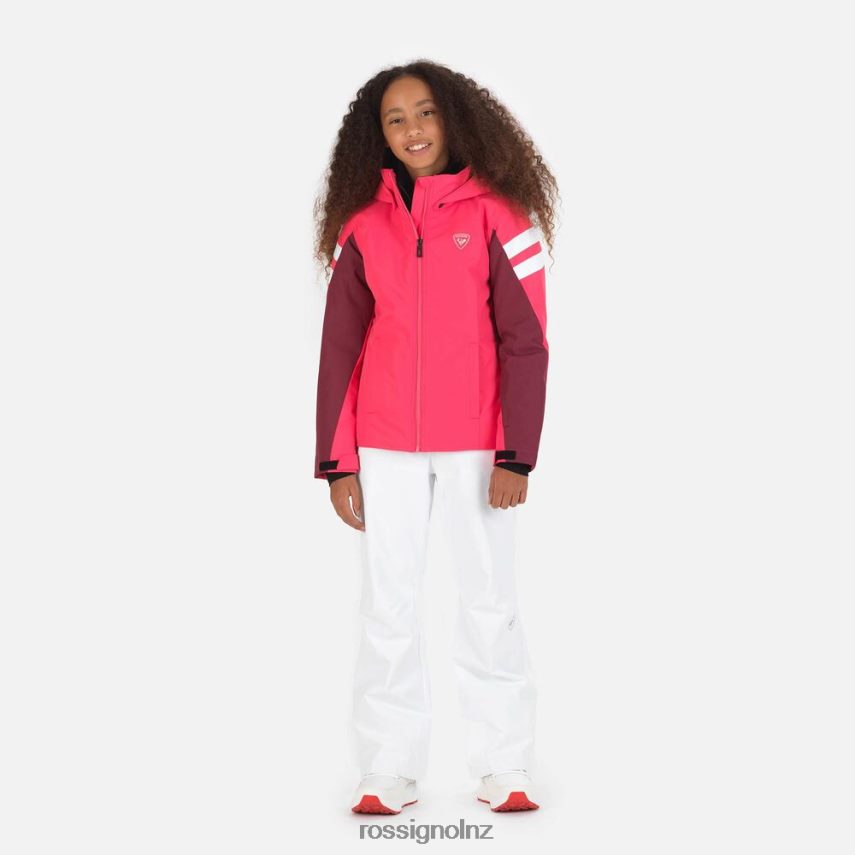 NZ Rossignol Girls Ski Jacket Pink Lift F222Z21240 Tops