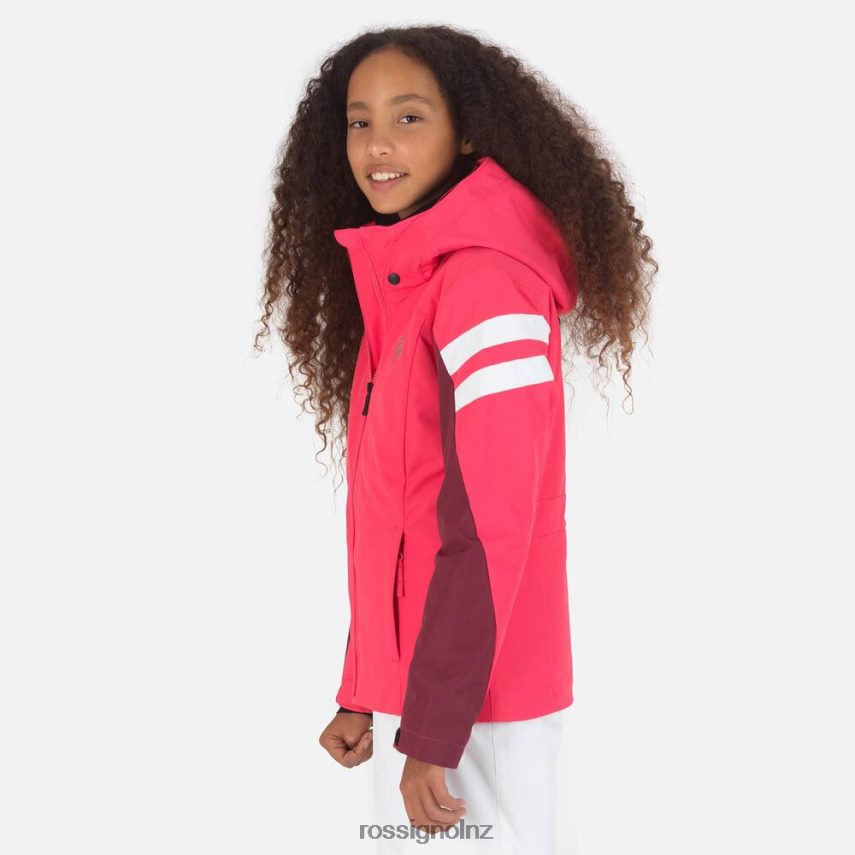 NZ Rossignol Girls Ski Jacket Pink Lift F222Z21240 Tops