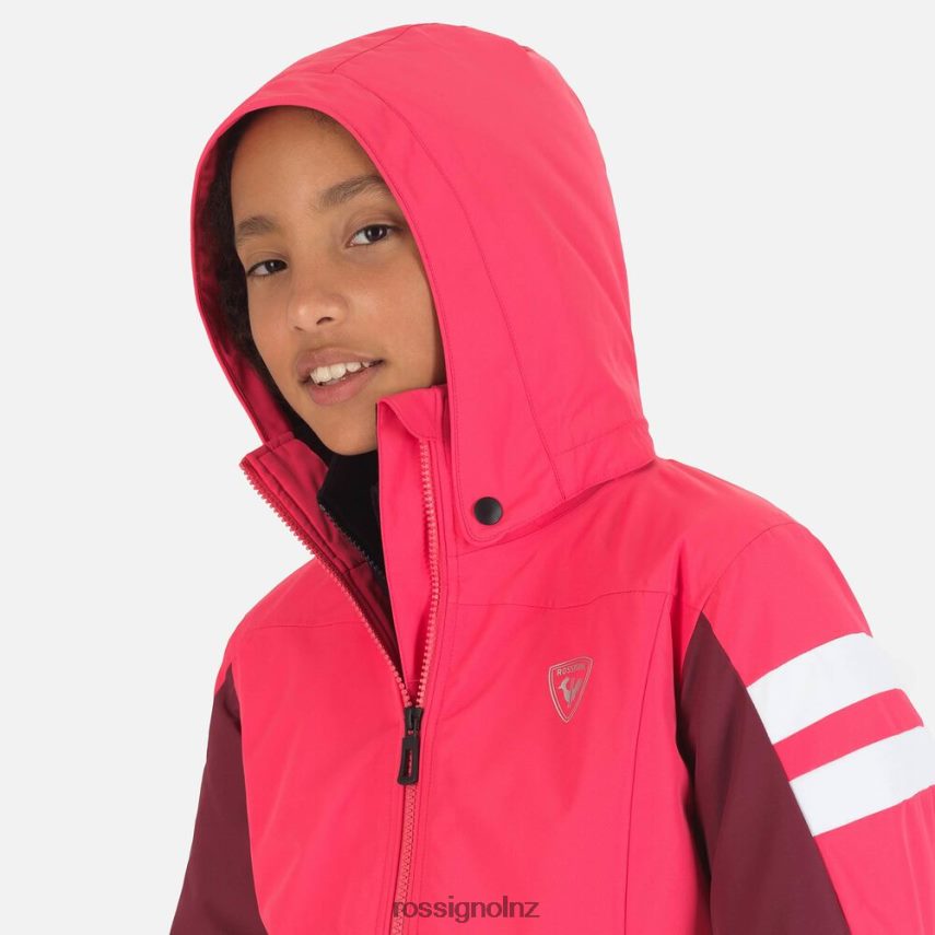 NZ Rossignol Girls Ski Jacket Pink Lift F222Z21240 Tops