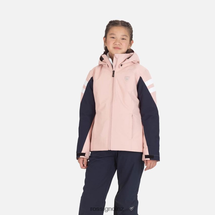 NZ Rossignol Girls Ski Jacket Powder Pink F222Z21217 Tops