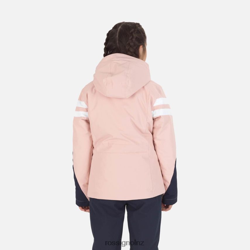 NZ Rossignol Girls Ski Jacket Powder Pink F222Z21217 Tops