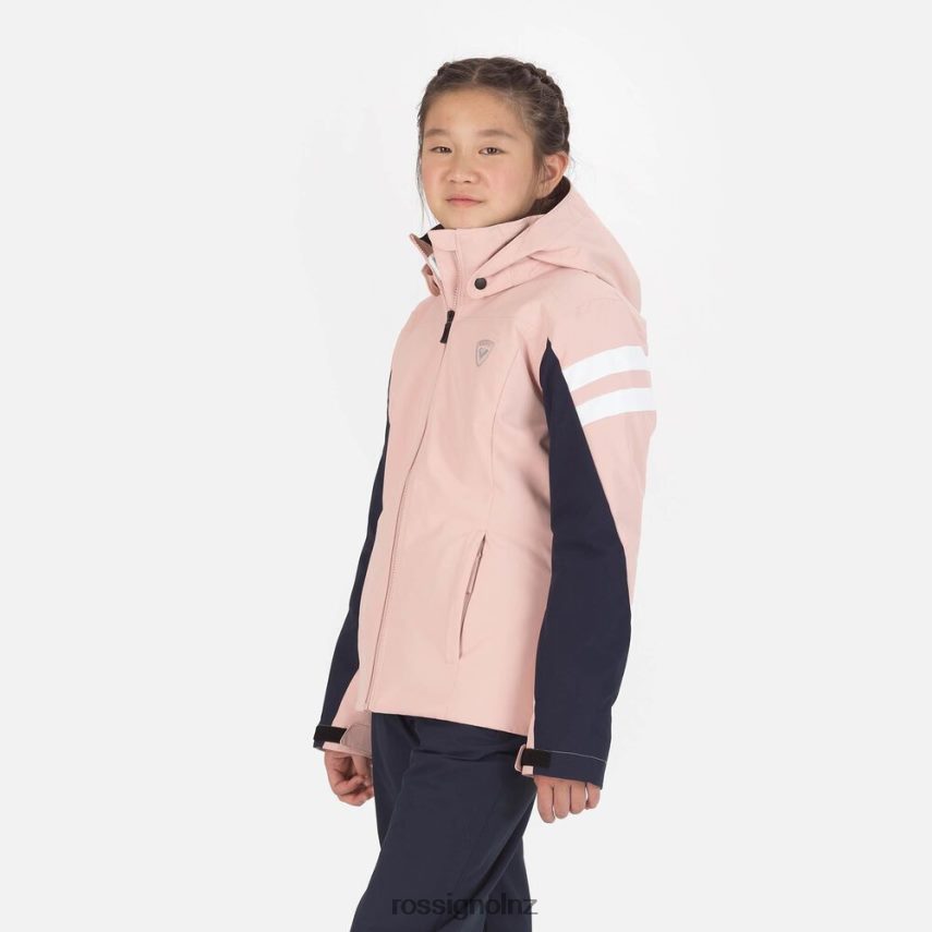 NZ Rossignol Girls Ski Jacket Powder Pink F222Z21217 Tops