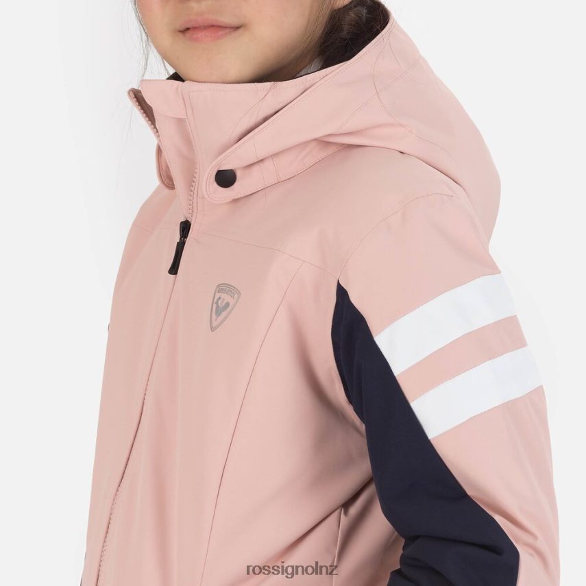 NZ Rossignol Girls Ski Jacket Powder Pink F222Z21217 Tops