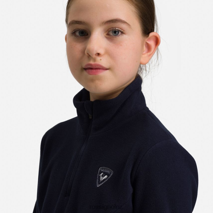 NZ Rossignol Girls Half-Zip Fleece Eclipse F222Z21192 Tops