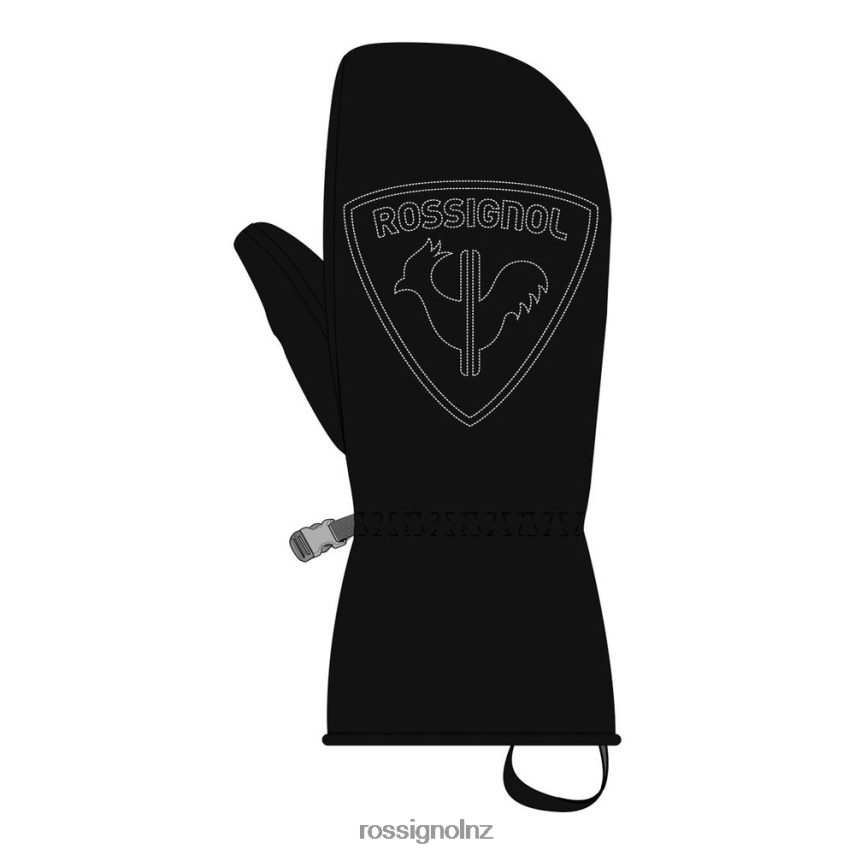 NZ Rossignol Juniors Rooster Mittens Black F222Z21229 Accessories