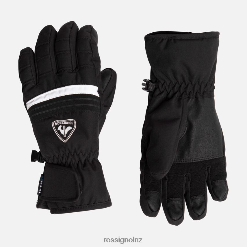 NZ Rossignol Juniors Tech Waterproof Gloves Black F222Z21224 Accessories