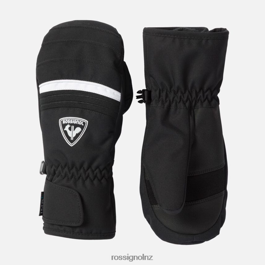 NZ Rossignol Juniors Tech Waterproof Mittens Black F222Z21152 Accessories