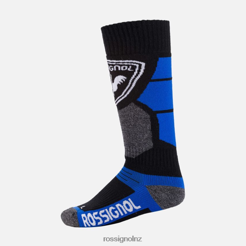 NZ Rossignol Juniors Premium Wool Ski Socks Bluek F222Z21162 Accessories
