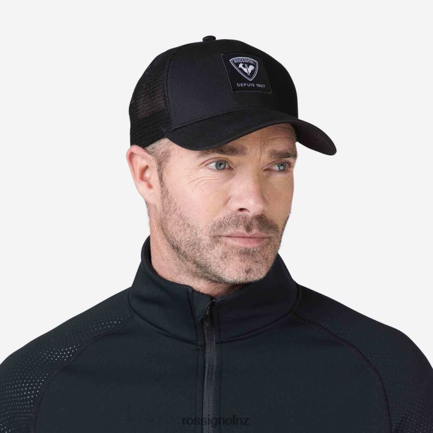 NZ Rossignol Men Corporate Mesh Cap Black F222Z272 Accessories