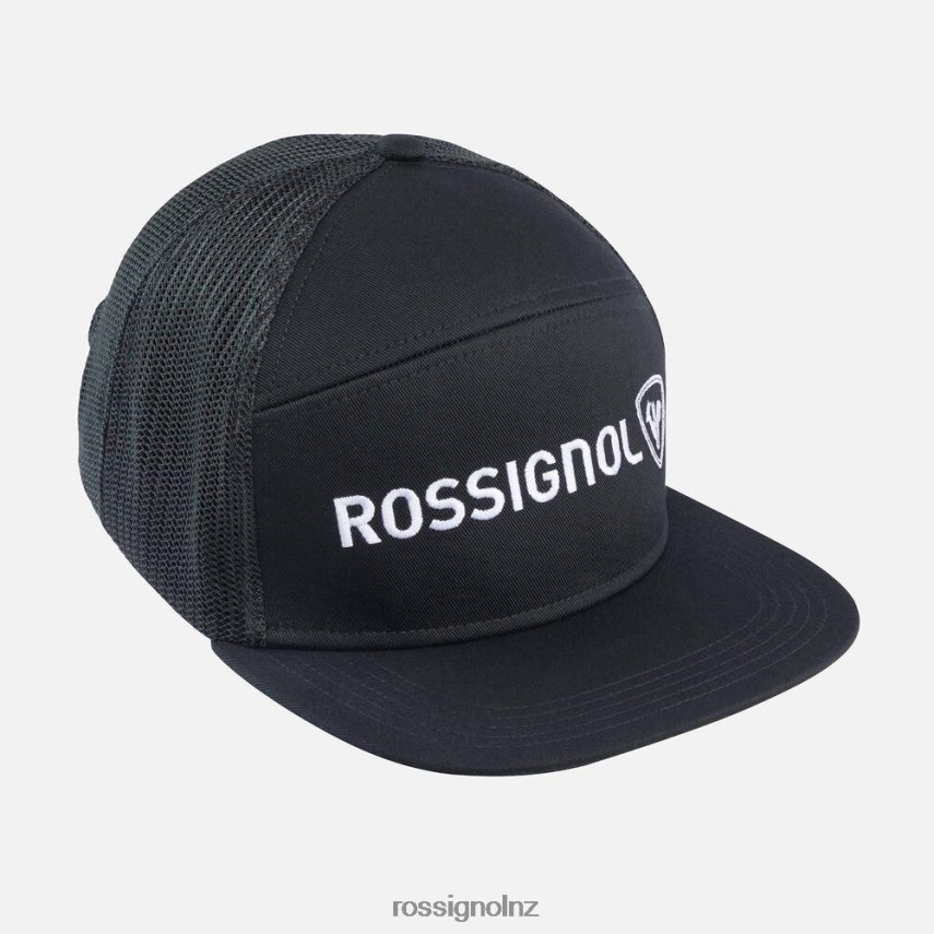 NZ Rossignol Men Trucker Cap Black F222Z2185 Accessories
