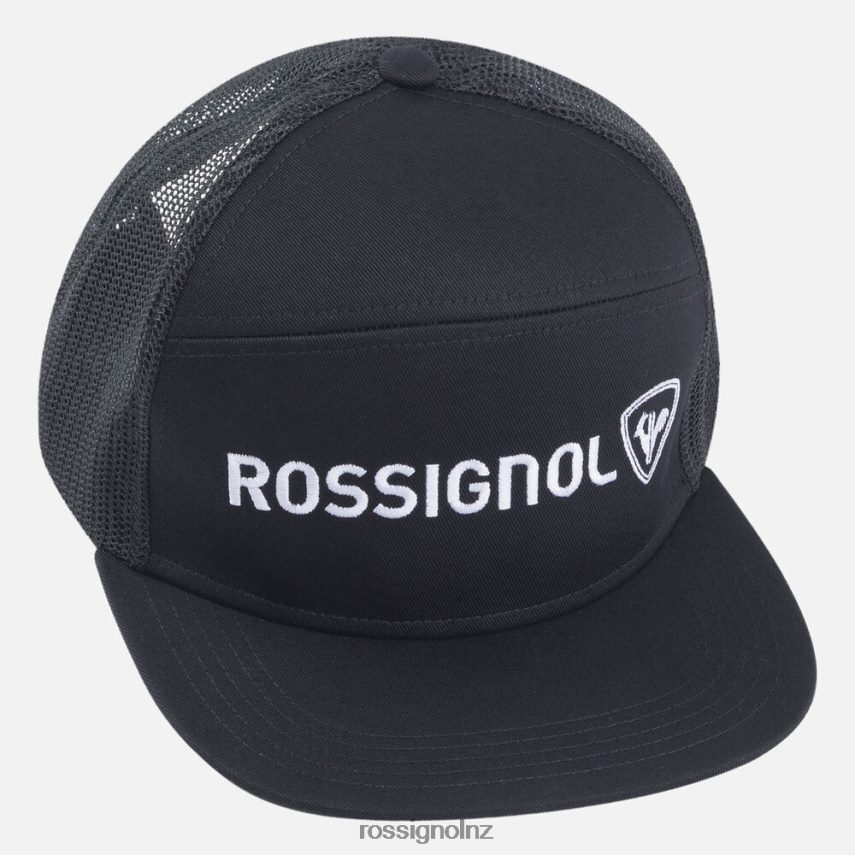 NZ Rossignol Men Trucker Cap Black F222Z2185 Accessories