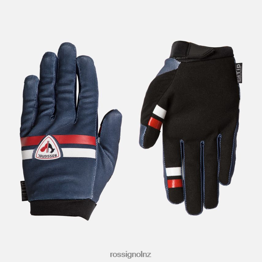 NZ Rossignol Men Full-Finger Mountain Bike Gloves Darknavy F222Z232 Accessories