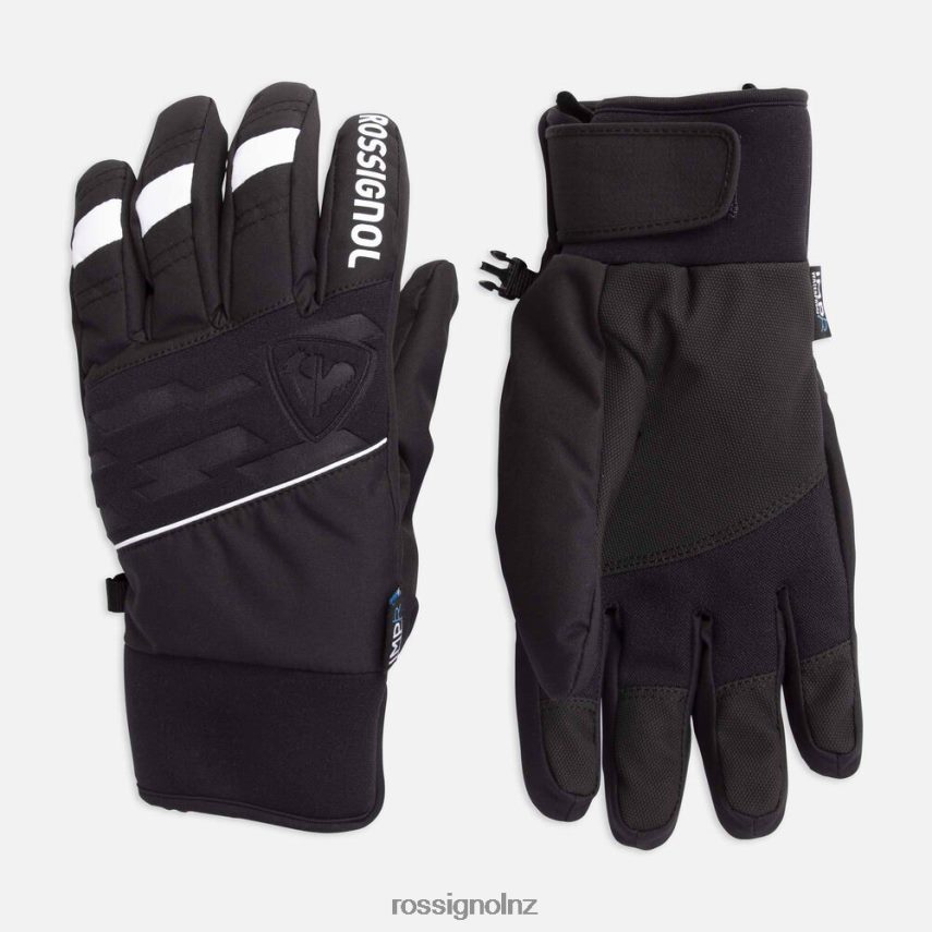 NZ Rossignol Men Speed Waterproof Gloves Black F222Z2657 Accessories