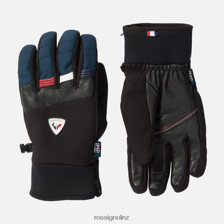 NZ Rossignol Men Strato Waterproof Gloves Darknavy F222Z2623 Accessories