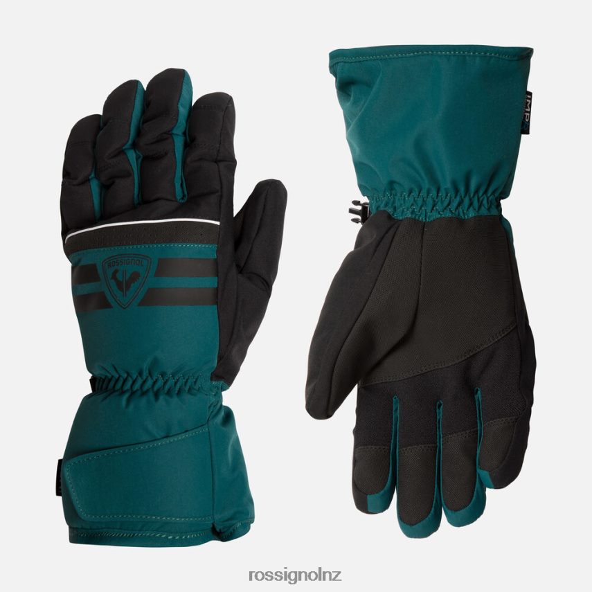 NZ Rossignol Men Tech Waterproof Ski Gloves Deepteal F222Z2495 Accessories