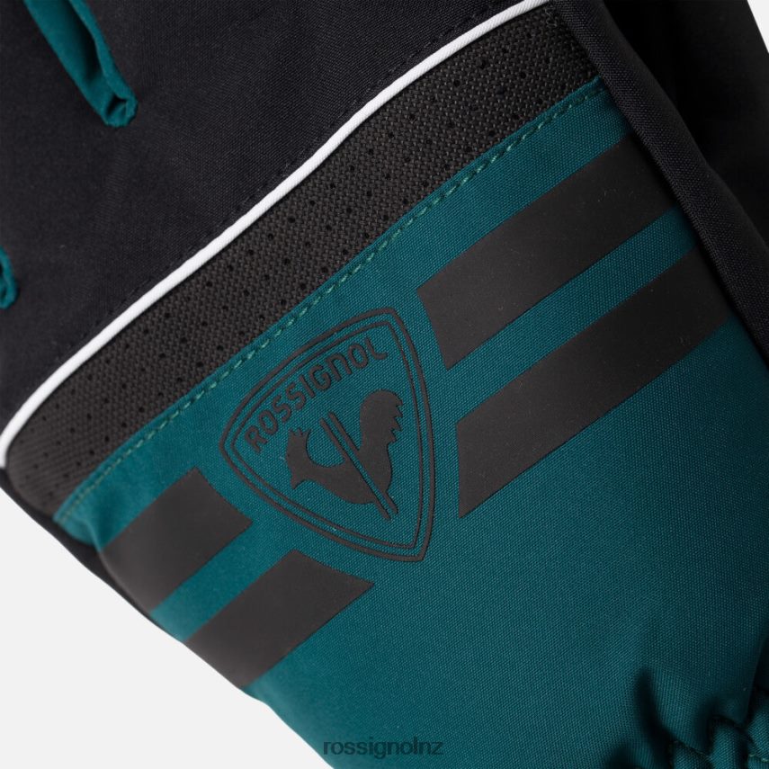 NZ Rossignol Men Tech Waterproof Ski Gloves Deepteal F222Z2495 Accessories