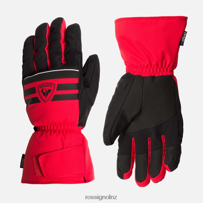 NZ Rossignol Men Tech Waterproof Ski Gloves Sportsred F222Z2598 Accessories