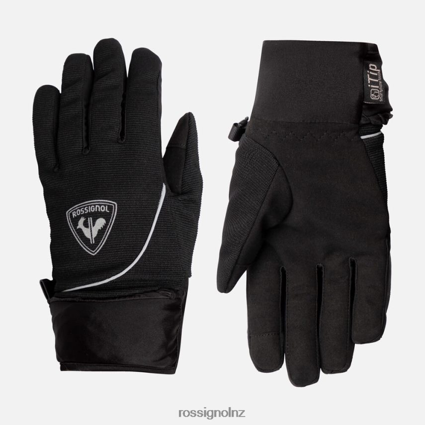 NZ Rossignol Men Xc Alpha I Tip Gloves Black F222Z2677 Accessories