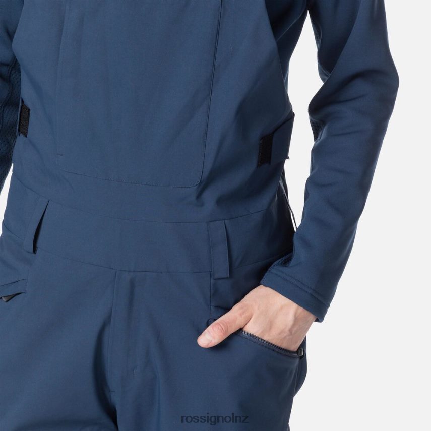 NZ Rossignol Men Relaxed Bib Pants Darknavy F222Z2363 Bottoms