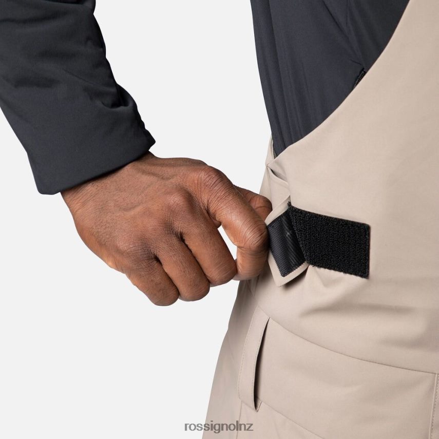 NZ Rossignol Men Relaxed Bib Pants Dune F222Z2388 Bottoms