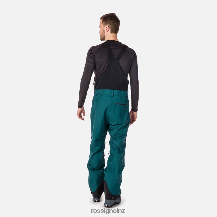 NZ Rossignol Men Skpr Three-Layer Bib Pants Deep Teal F222Z2586 Bottoms