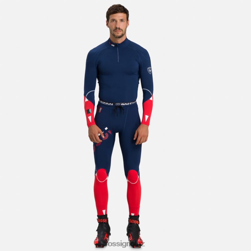 NZ Rossignol Men Infini Compression Race Tights Darknavy F222Z2622 Bottoms