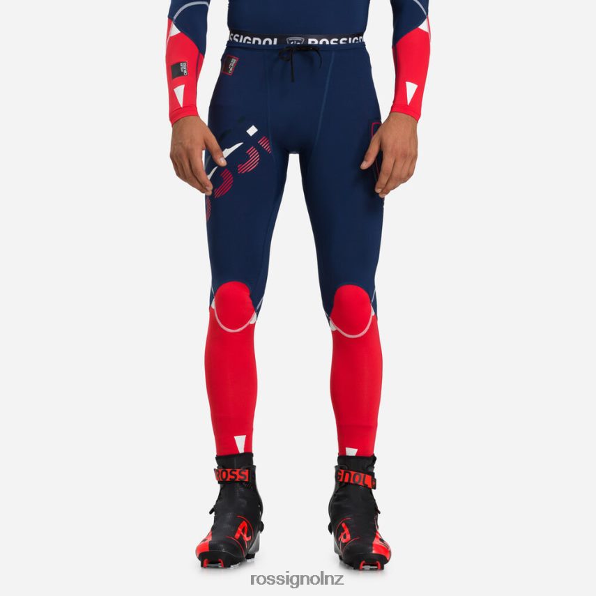 NZ Rossignol Men Infini Compression Race Tights Darknavy F222Z2622 Bottoms