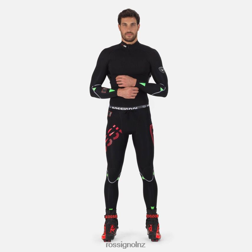 NZ Rossignol Men Infini Compression Race Tights Neonred F222Z2649 Bottoms