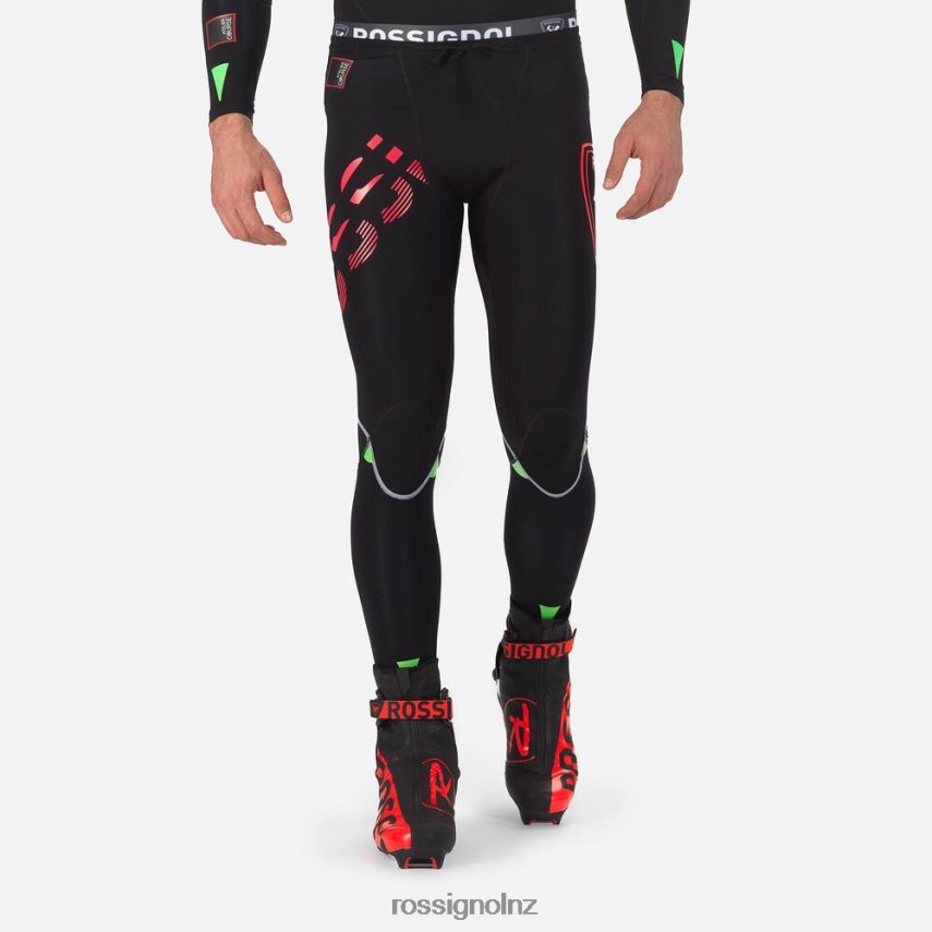 NZ Rossignol Men Infini Compression Race Tights Neonred F222Z2649 Bottoms