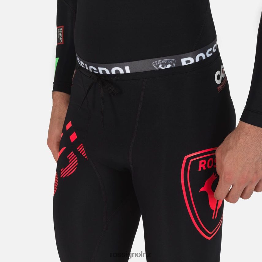 NZ Rossignol Men Infini Compression Race Tights Neonred F222Z2649 Bottoms