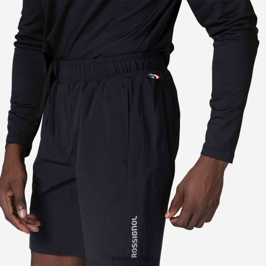 NZ Rossignol Men Lightweight Shorts Black F222Z22 Bottoms