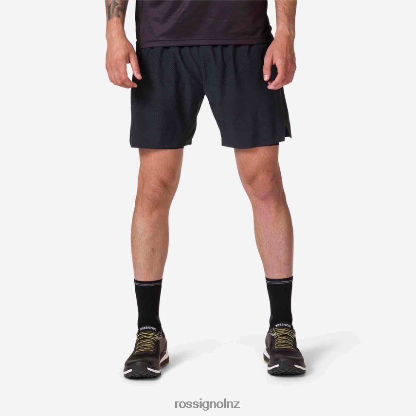 NZ Rossignol Men Trail Running Shorts Black F222Z2135 Bottoms